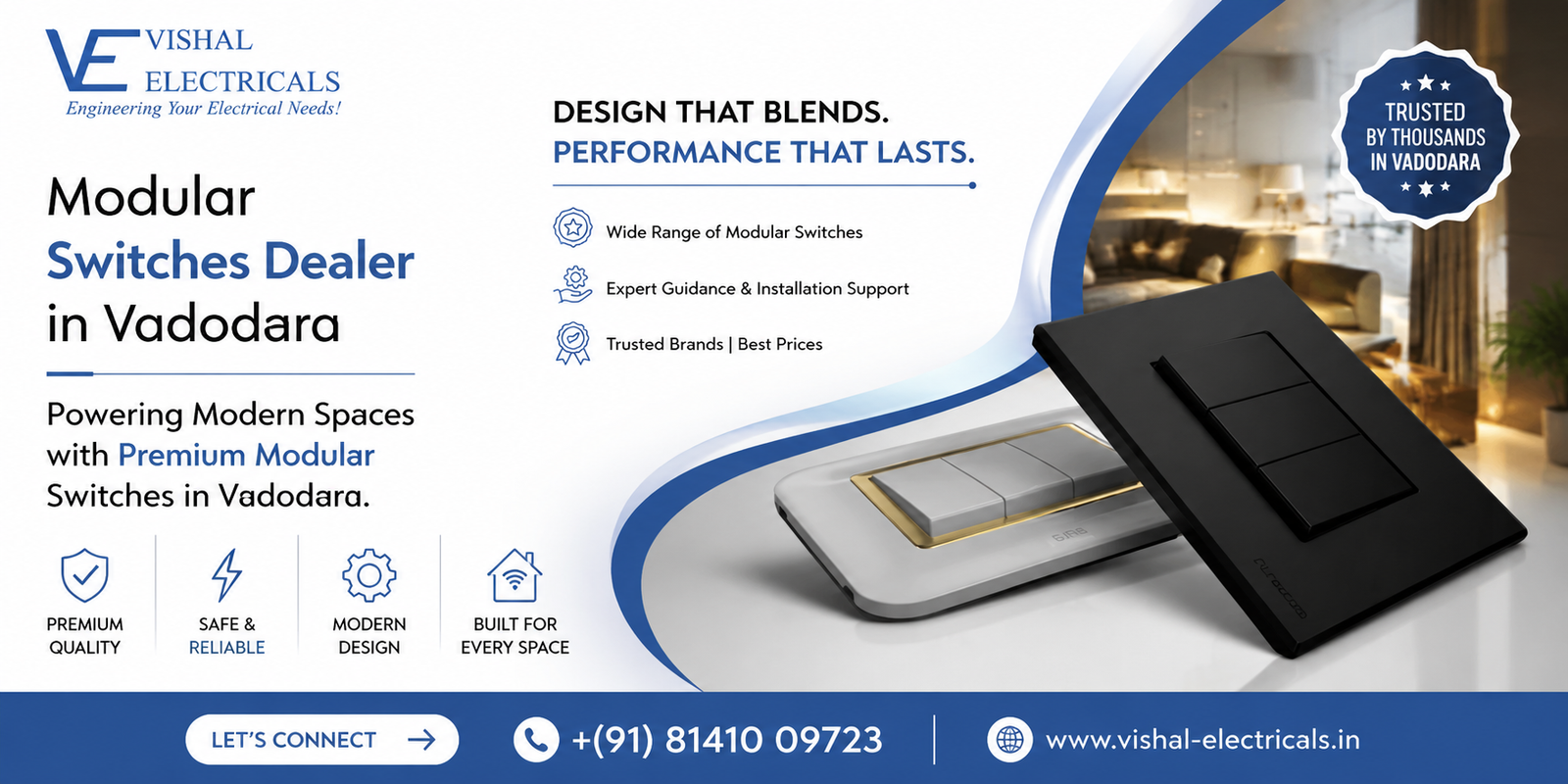 Modular Switches Dealer in Vadodara