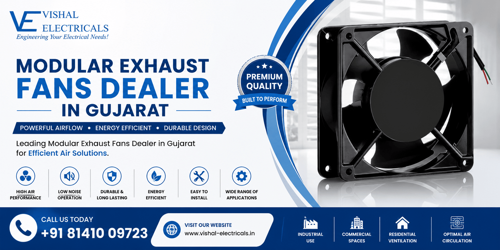 Modular Exhaust Fans Dealer in Gujarat
