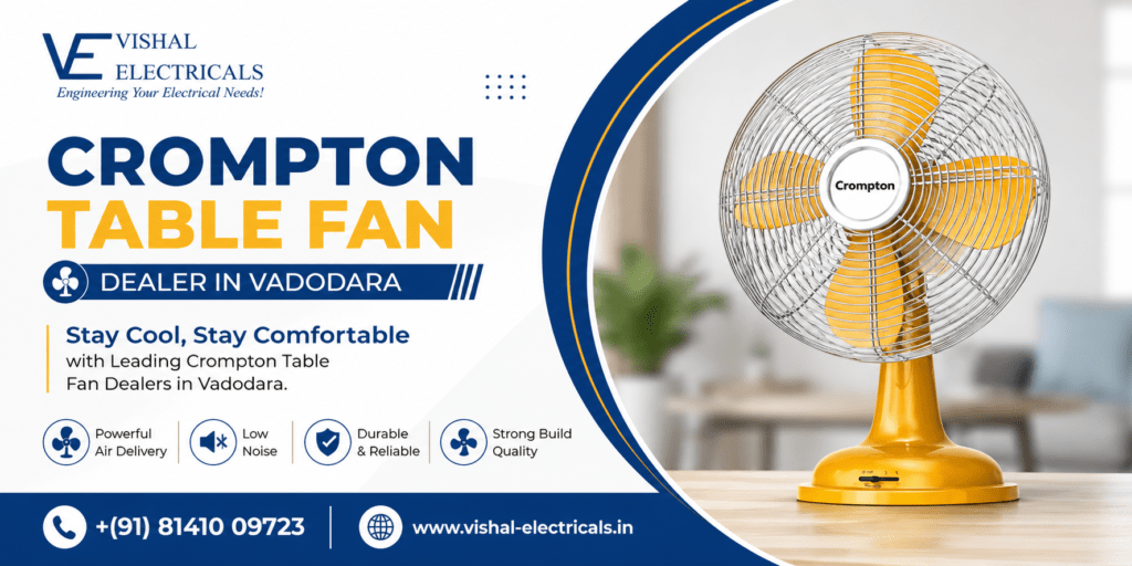 Crompton Table Fan Dealer in Vadodara